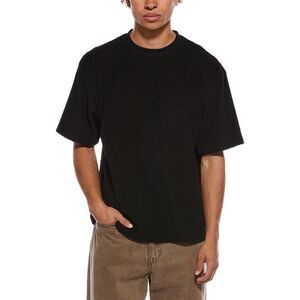 Off-White™ Mens  Towel Terry All Over Logo T-Shirt, Black